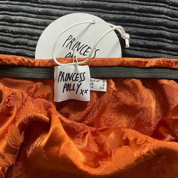 Princess Polly MIDI Skirt Rust - Picture 5 of 7